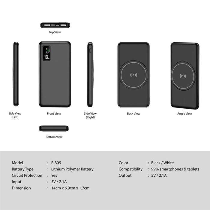 PB 7351 - Wireless Power (10000mAh Powerbank)